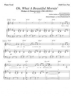 page one of Oh, What A Beautiful Mornin' [R&H Goes Pop! version] (from Oklahoma!) (Piano & Vocal)