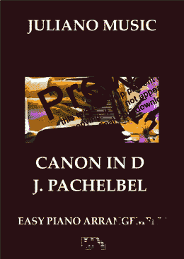 page one of CANON IN D (EASY PIANO - C VERSION) - J. PACHELBEL