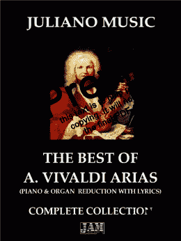 page one of THE BEST OF ANTONIO VIVALDI ARIAS - COMPLETE COLLECTION (PIANO & ORGAN REDUCTION WITH LYRICS)
