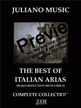 page one of THE BEST OF ITALIAN ARIAS - COMPLETE COLLECTION (PIANO REDUCTION WITH LYRICS