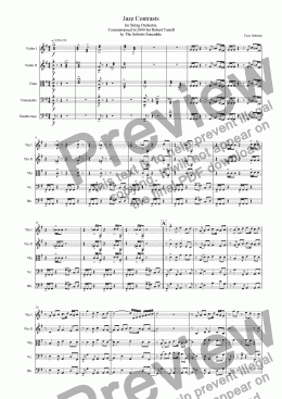 page one of Jazz Contrasts