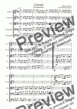 page one of 2. Intrade   Streichquintett
