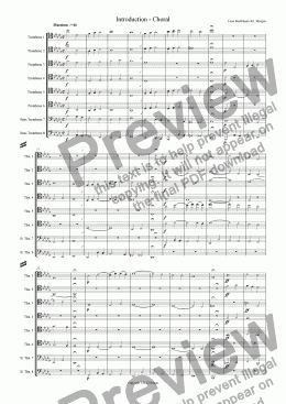 page one of Suite Gothique (Choral Introduction and Menuet)