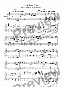 page one of Light Jazz
