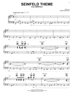 page one of Seinfeld Theme (Piano Solo)