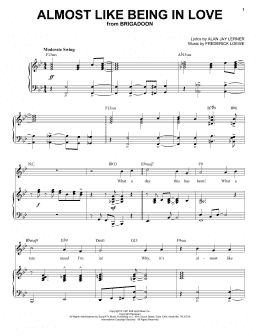 page one of Almost Like Being In Love [Jazz version] (arr. Brent Edstrom) (Piano & Vocal)