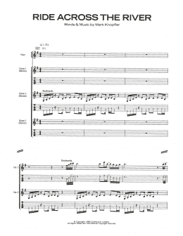 page one of Ride Across The River (Guitar Tab)