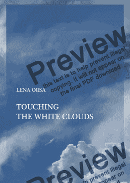 page one of Touching the White Clouds