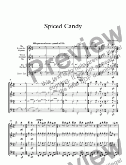 page one of Spiced Candy