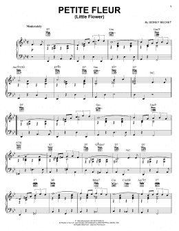 page one of Petite Fleur (Little Flower) (Piano Solo)