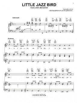 page one of Little Jazz Bird (Piano, Vocal & Guitar Chords (Right-Hand Melody))