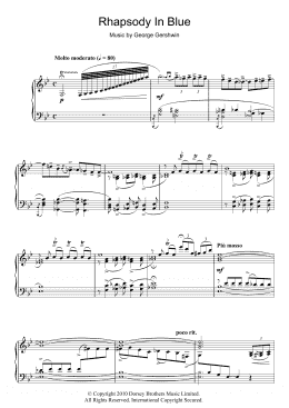 page one of Rhapsody In Blue (Themes) (Piano Solo)