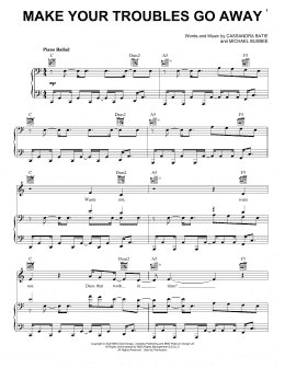 page one of Make Your Troubles Go Away (Piano, Vocal & Guitar Chords (Right-Hand Melody))