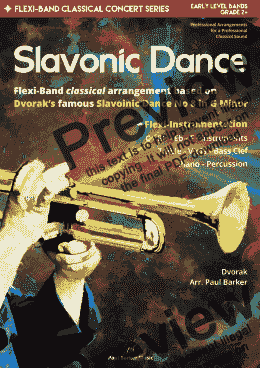 page one of Slavonic Dance No 8  (Flexi-Band)