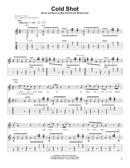 page one of Cold Shot (Guitar Tab (Single Guitar))