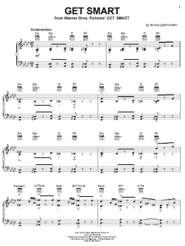 page one of Get Smart (Piano, Vocal & Guitar Chords (Right-Hand Melody))