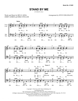 page one of Stand By Me (arr. Steve Delehanty) (SSAA Choir)