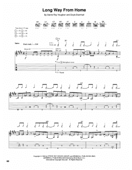 page one of Long Way From Home (Guitar Tab)