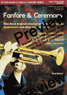 page one of Fanfare and Ceremony  (Flexi-Band)
