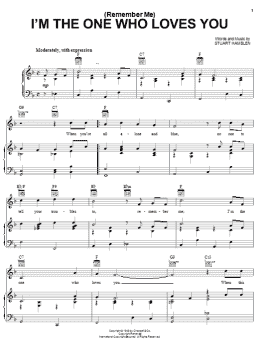 page one of (Remember Me) I'm The One Who Loves You (Piano, Vocal & Guitar Chords (Right-Hand Melody))