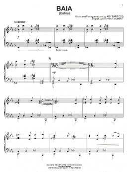 page one of Baia (Bahia) (Piano Solo)