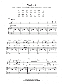 page one of Blackout (Guitar Tab)