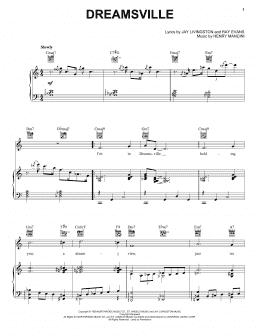 page one of Dreamsville (Piano, Vocal & Guitar Chords (Right-Hand Melody))