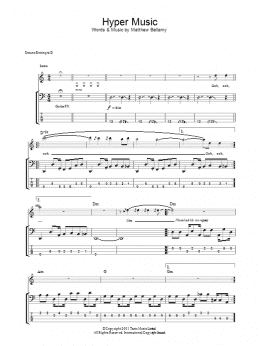page one of Hyper Music (Bass Guitar Tab)