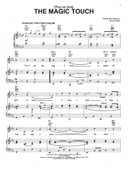 page one of (You've Got) The Magic Touch (Piano, Vocal & Guitar Chords (Right-Hand Melody))
