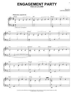 page one of Engagement Party (Piano, Vocal & Guitar Chords (Right-Hand Melody))