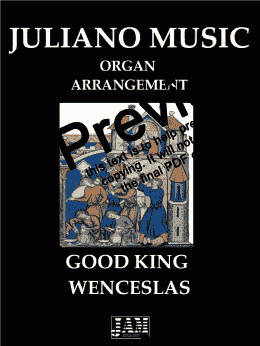 page one of GOOD KING WENCESLAS (EASY ORGAN ARRANGEMENT) - ANONYMOUS