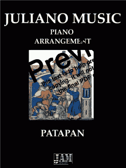 page one of PATAPAN (EASY PIANO ARRANGEMENT) - ANONYMOUS