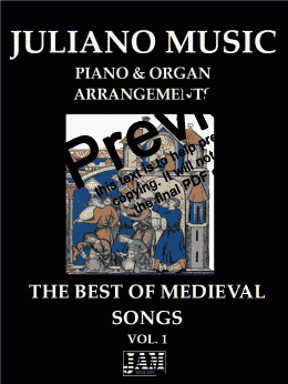page one of THE BEST OF MEDIEVAL SONGS - VOL.1 (PIANO & ORGAN ARRANGEMENT)