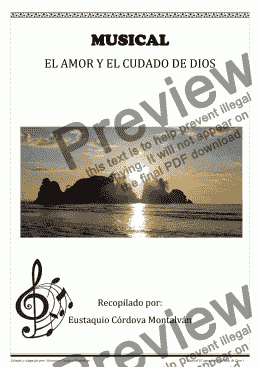 page one of Musical El Amor y El cuidado de Dios