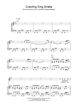 page one of Crawling King Snake (Piano, Vocal & Guitar Chords)
