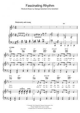 page one of Fascinating Rhythm (Piano, Vocal & Guitar Chords)