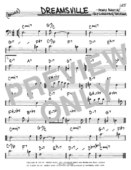 page one of Dreamsville (Real Book – Melody & Chords – Bass Clef Instruments)
