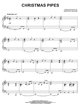 page one of Christmas Pipes (Piano Solo)