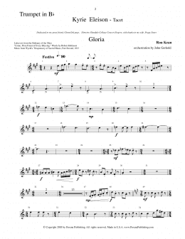 page one of American Mass (Chamber Orchestra) (arr. John Gerhold) - Bb Trumpet (Choir Instrumental Pak)