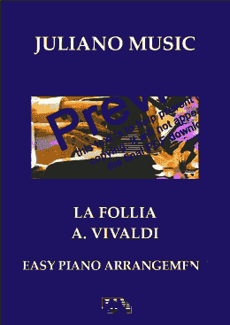 page one of LA FOLLIA (EASY PIANO) - A. VIVALDI