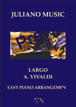 page one of LARGO FROM "WINTER" (EASY PIANO - C VERSION) - A. VIVALDI
