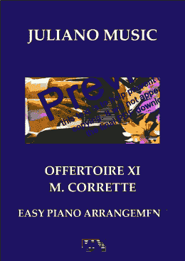 page one of OFFERTOIRE XI (EASY PIANO) - M. CORRETTE