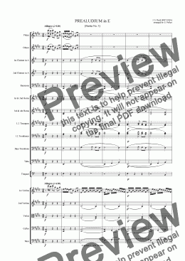 page one of Partita No. 3 in E major [BWV1006]