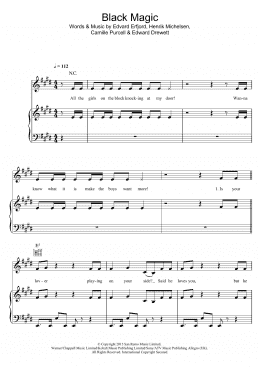 page one of Black Magic (Piano, Vocal & Guitar Chords)