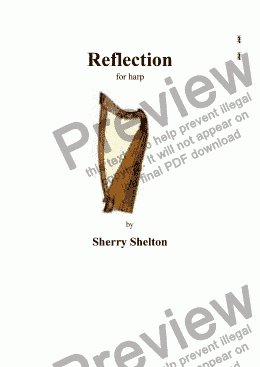 page one of Reflection