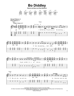 page one of Bo Diddley (Easy Guitar Tab)