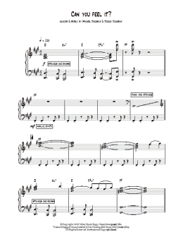 page one of Can You Feel It (Piano Chords/Lyrics)