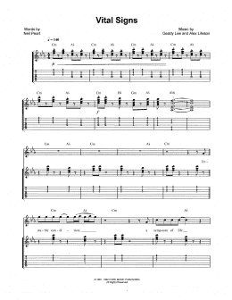 page one of Vital Signs (Guitar Tab)