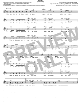 page one of Sway (Quien Sera) (Lead Sheet / Fake Book)