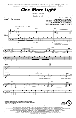 page one of One More Light (arr. Cristi Cary Miller) (2-Part Choir)